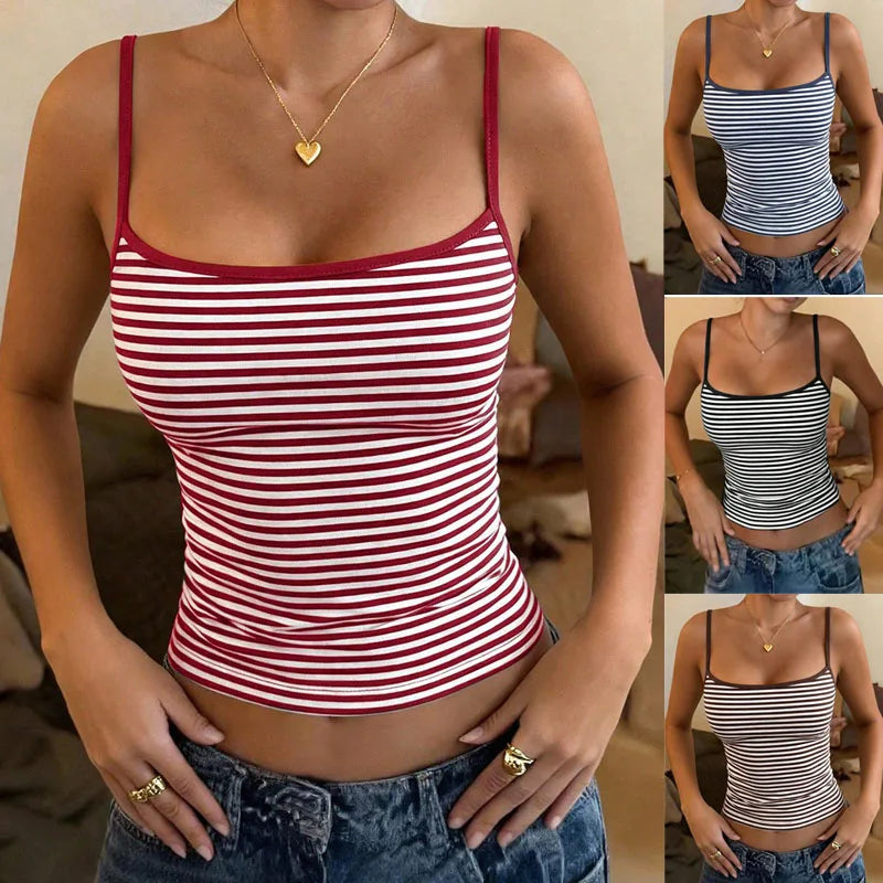 Striped Crop Top