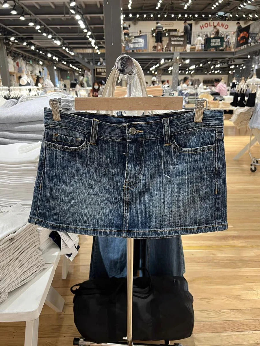 Denim Skort