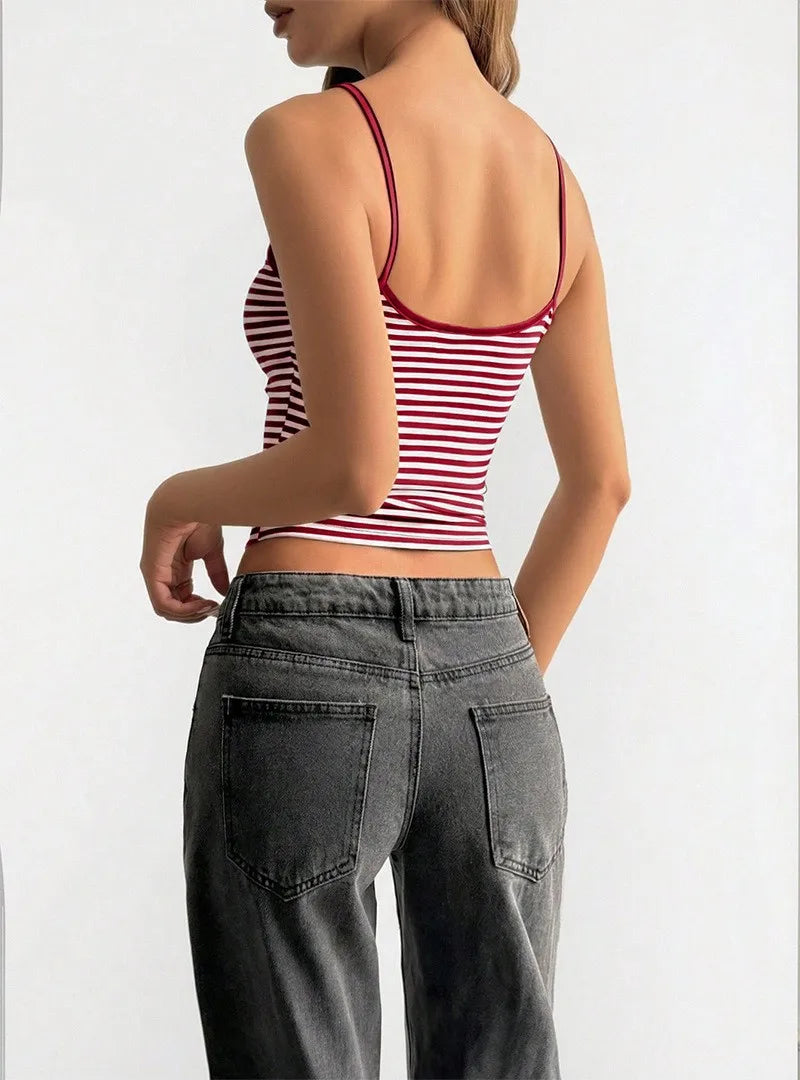 Striped Crop Top