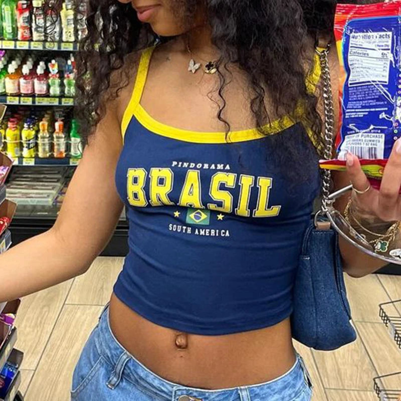 Brazil Crop Top