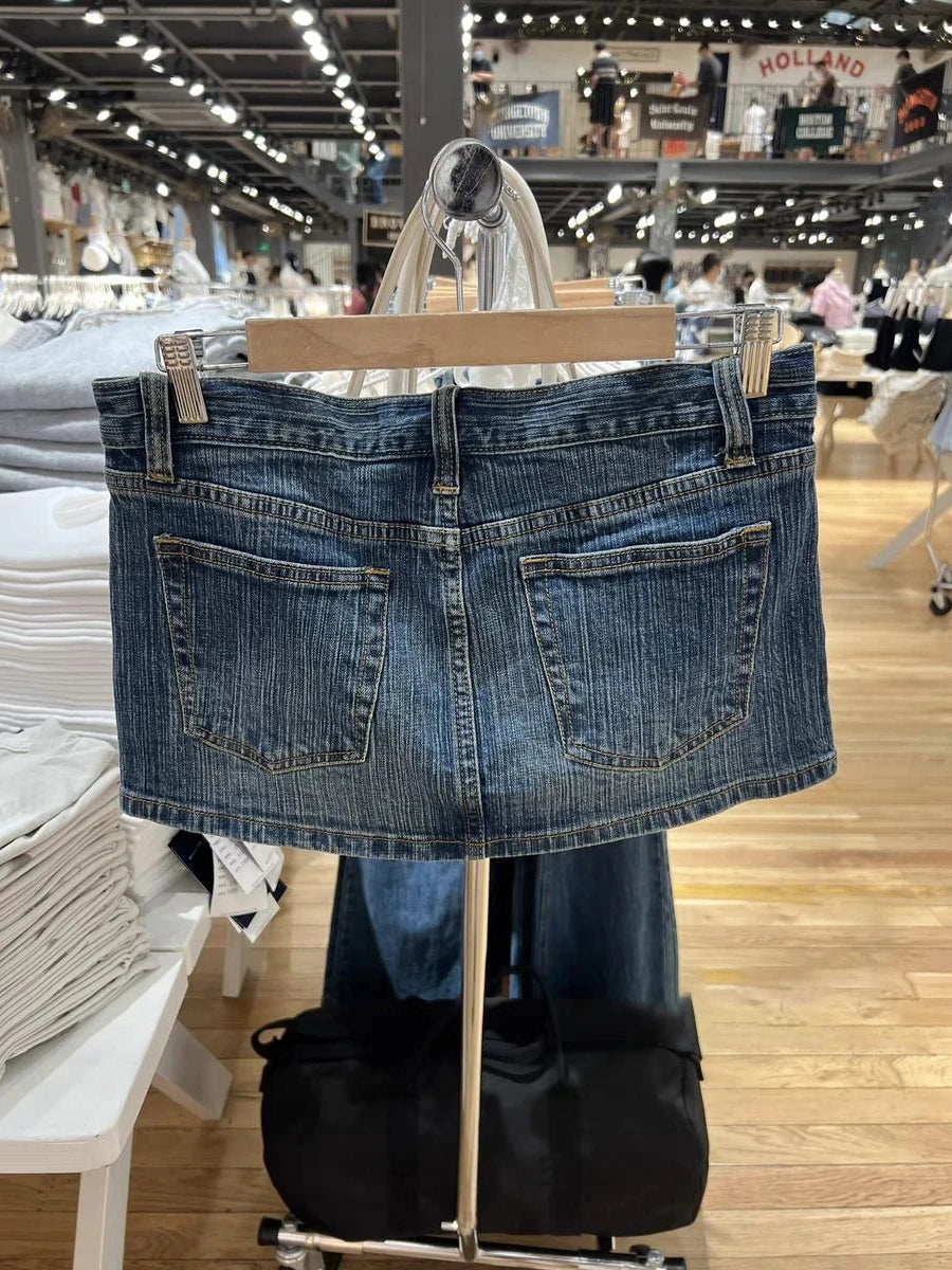 Denim Skort
