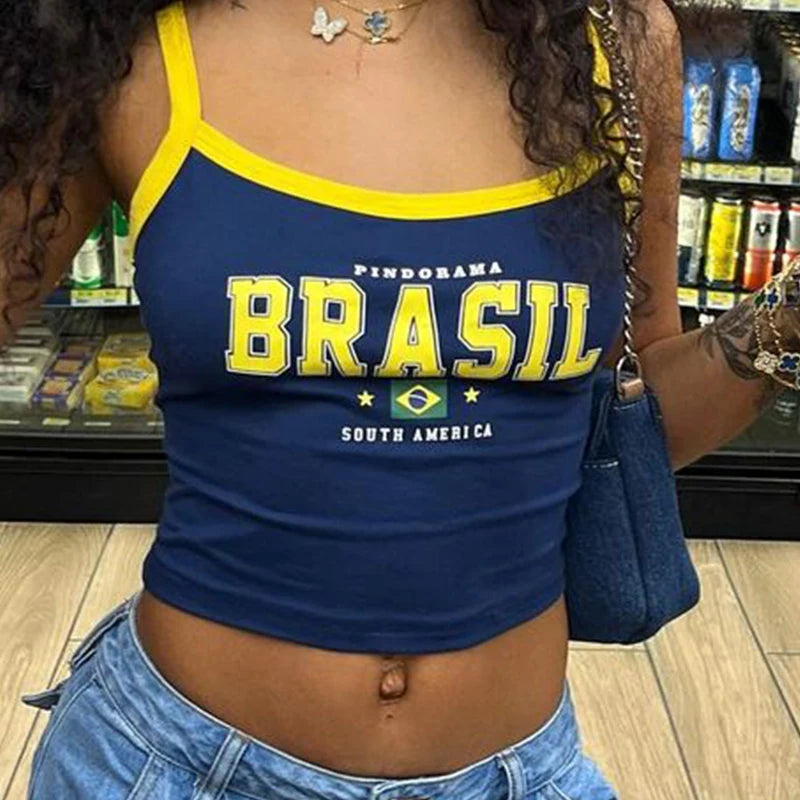 Brazil Crop Top